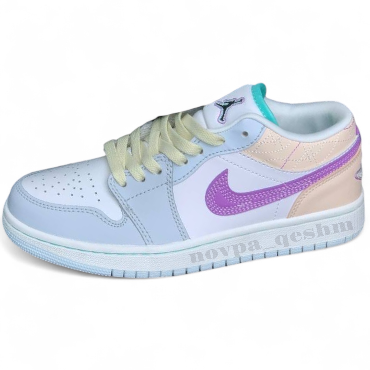 کتونی نایک ایر جردن 1 ویتنام Nike Air Jordan1 آبی بنفش