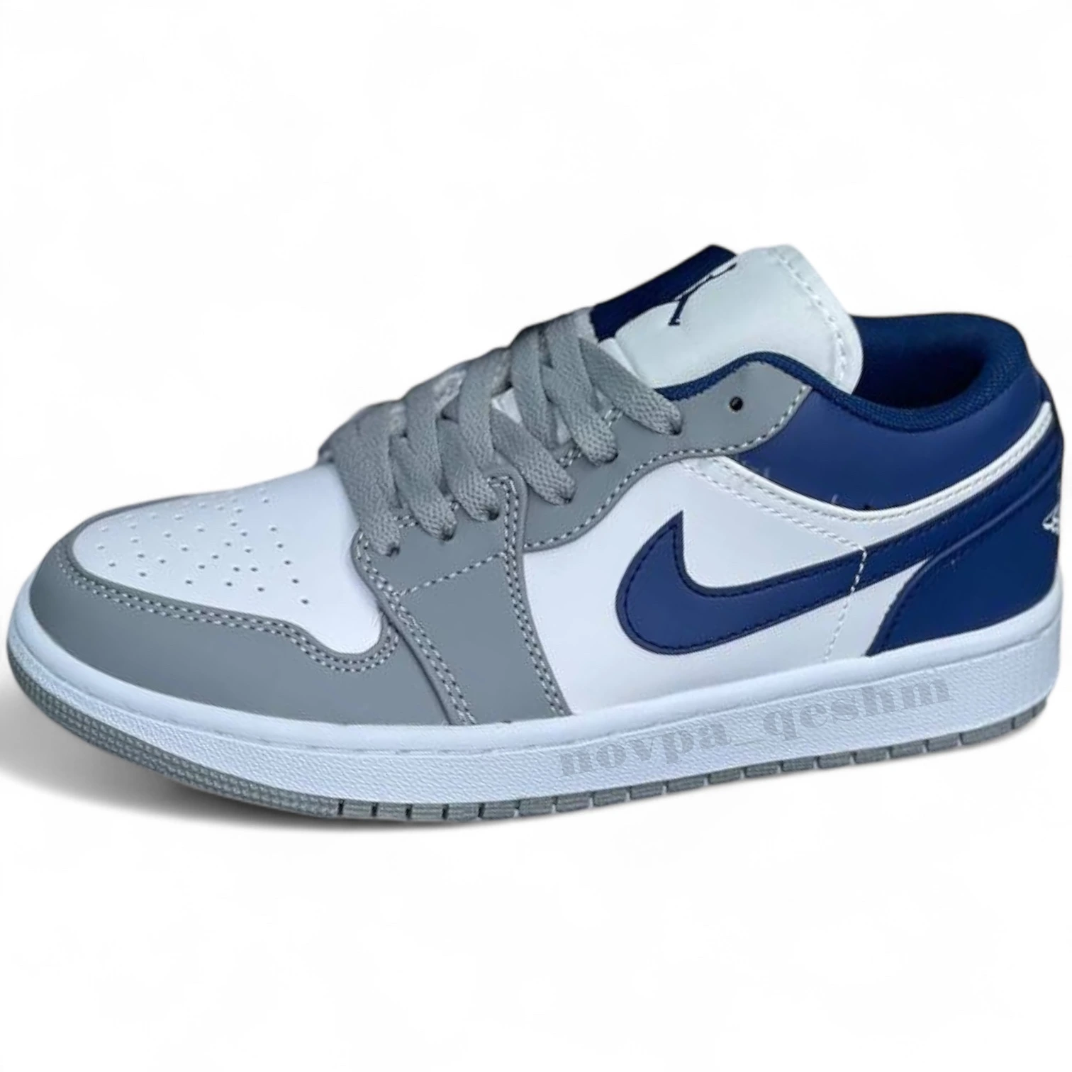 کتونی نایک ایر جردن وان پاریس ویتنام Nike Air Jordan1 Paris طوسی سرمه ای