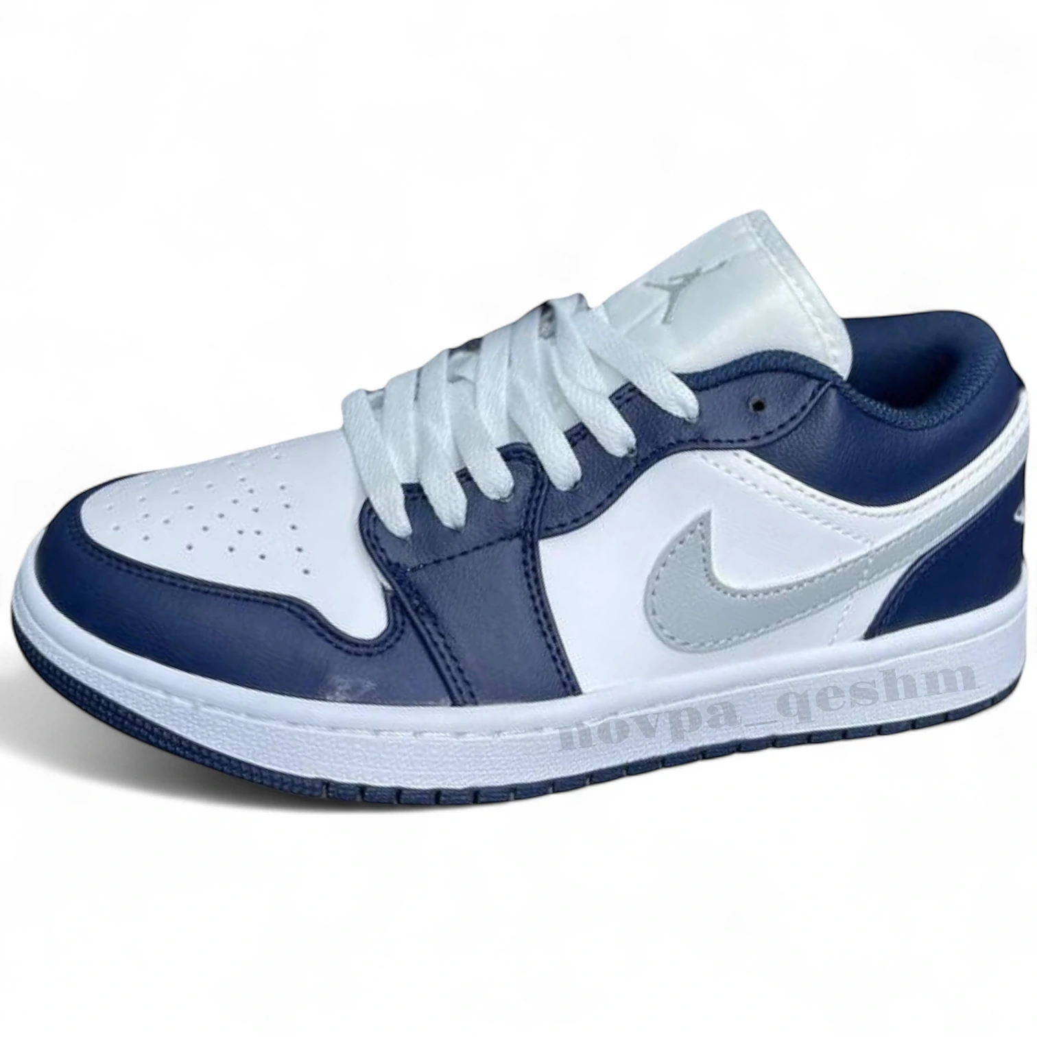 کتونی نایک ایر جردن وان پاریس ویتنام Nike Air Jordan1 Paris سفید سرمه ای