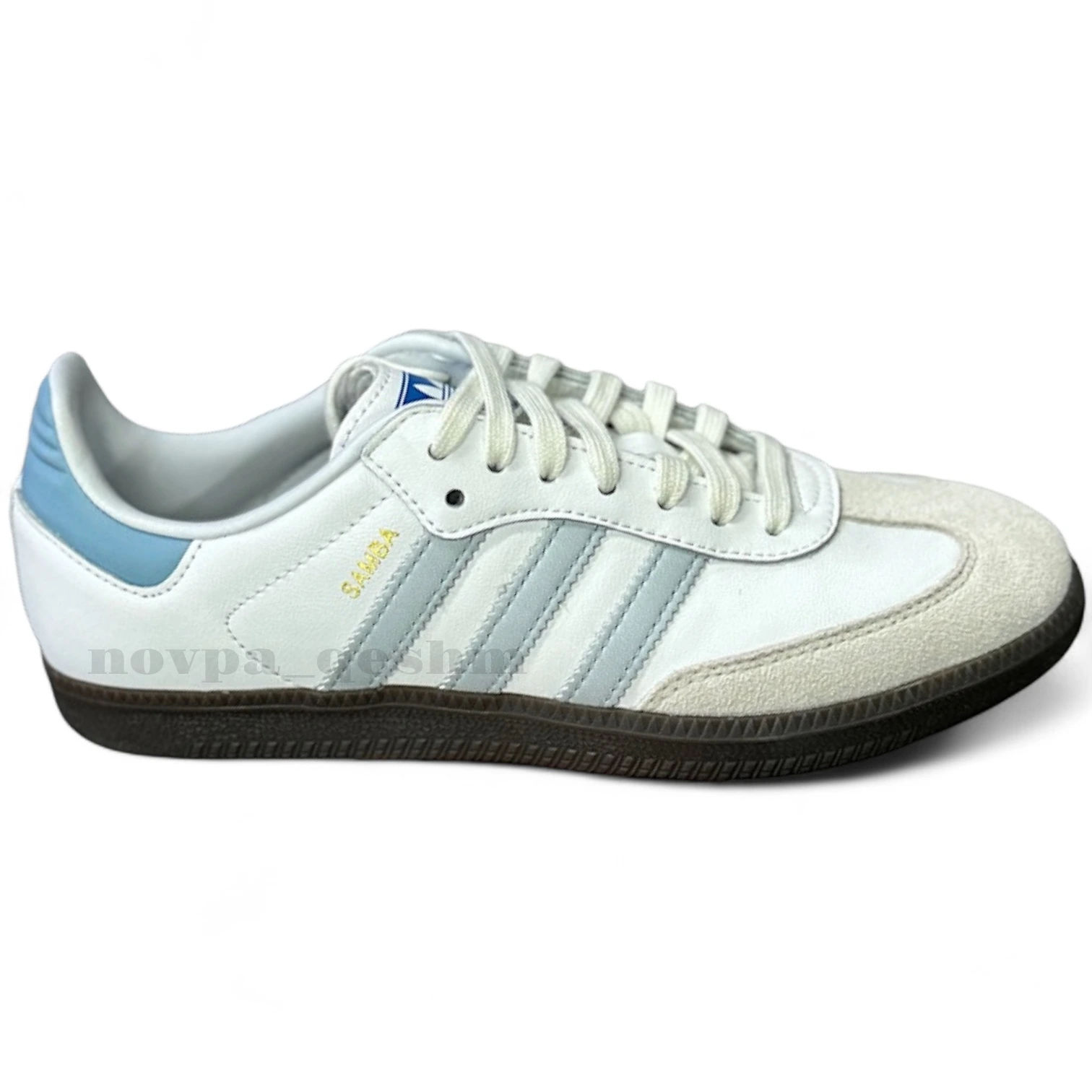 کتونی ونس آدیداس سامبا ویتنام Adidas Samba سفید آبی