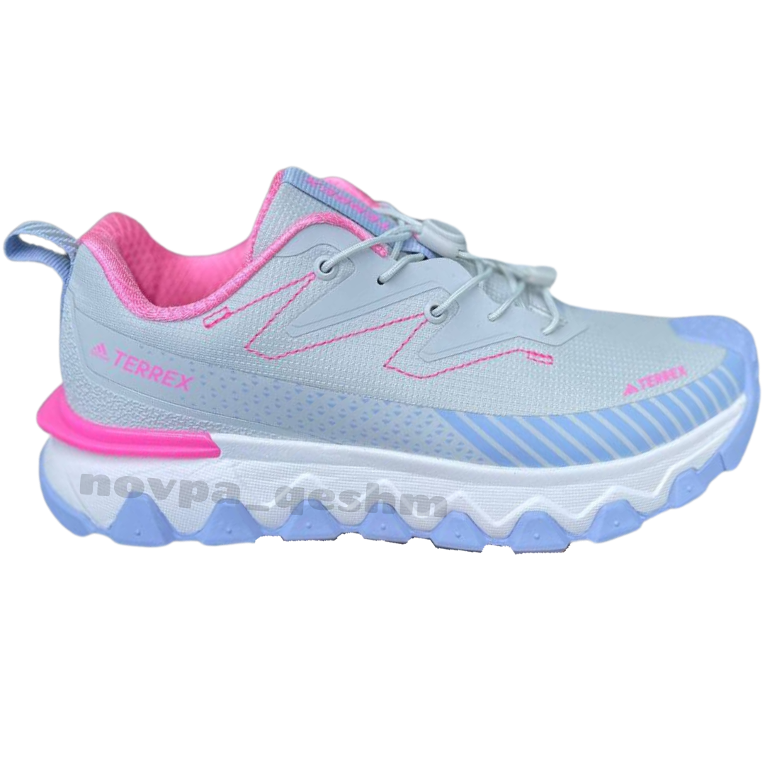 کفش کتونی آدیداس ترکس ضدآب Adidas TERREX X Goretex طوسی صورتی