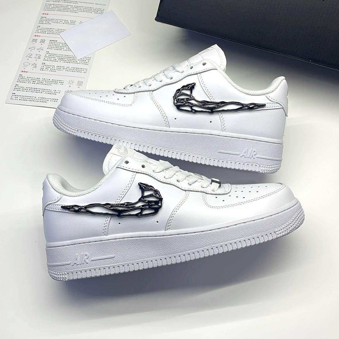 نایک ایرفورس وان مولتن متال - NIKE AIR FORCE 1 MOLTEN METAL تیک مشکی