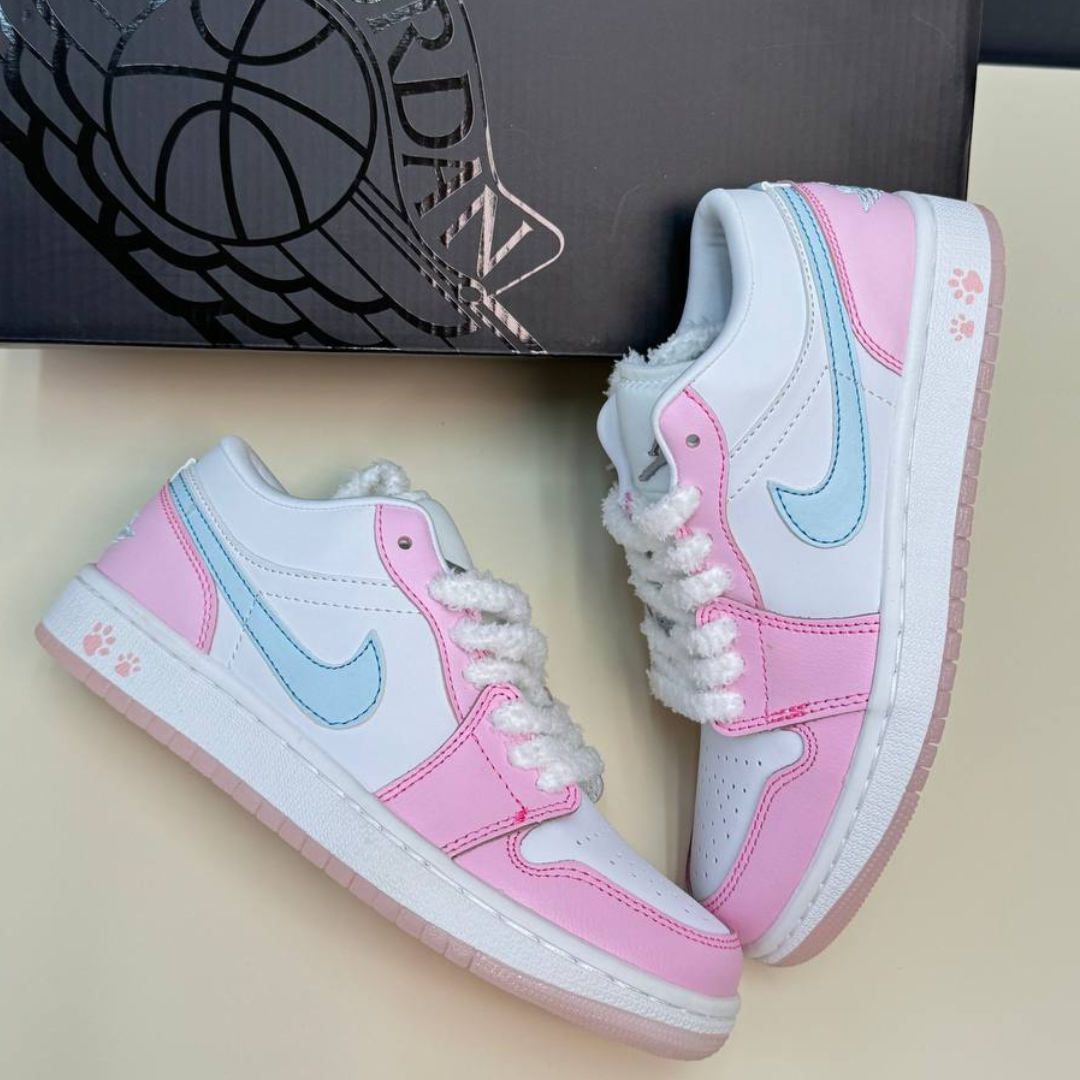 کفش کتونی نایک ایر جردن 1 پنجه گربه ای Nike Air Jordan 1 Low SE Paw Print