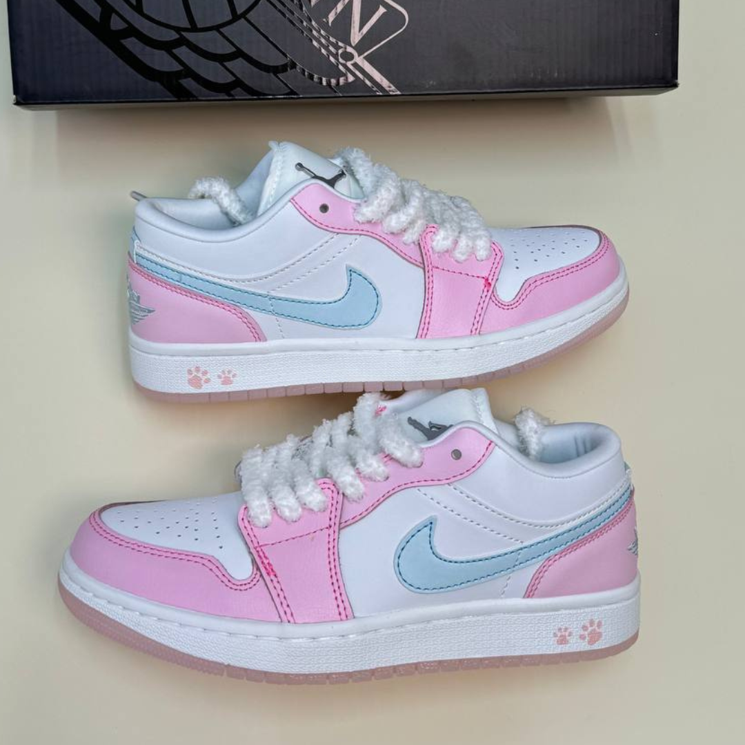 کفش کتونی نایک ایر جردن 1 پنجه گربه ای Nike Air Jordan 1 Low SE Paw Print