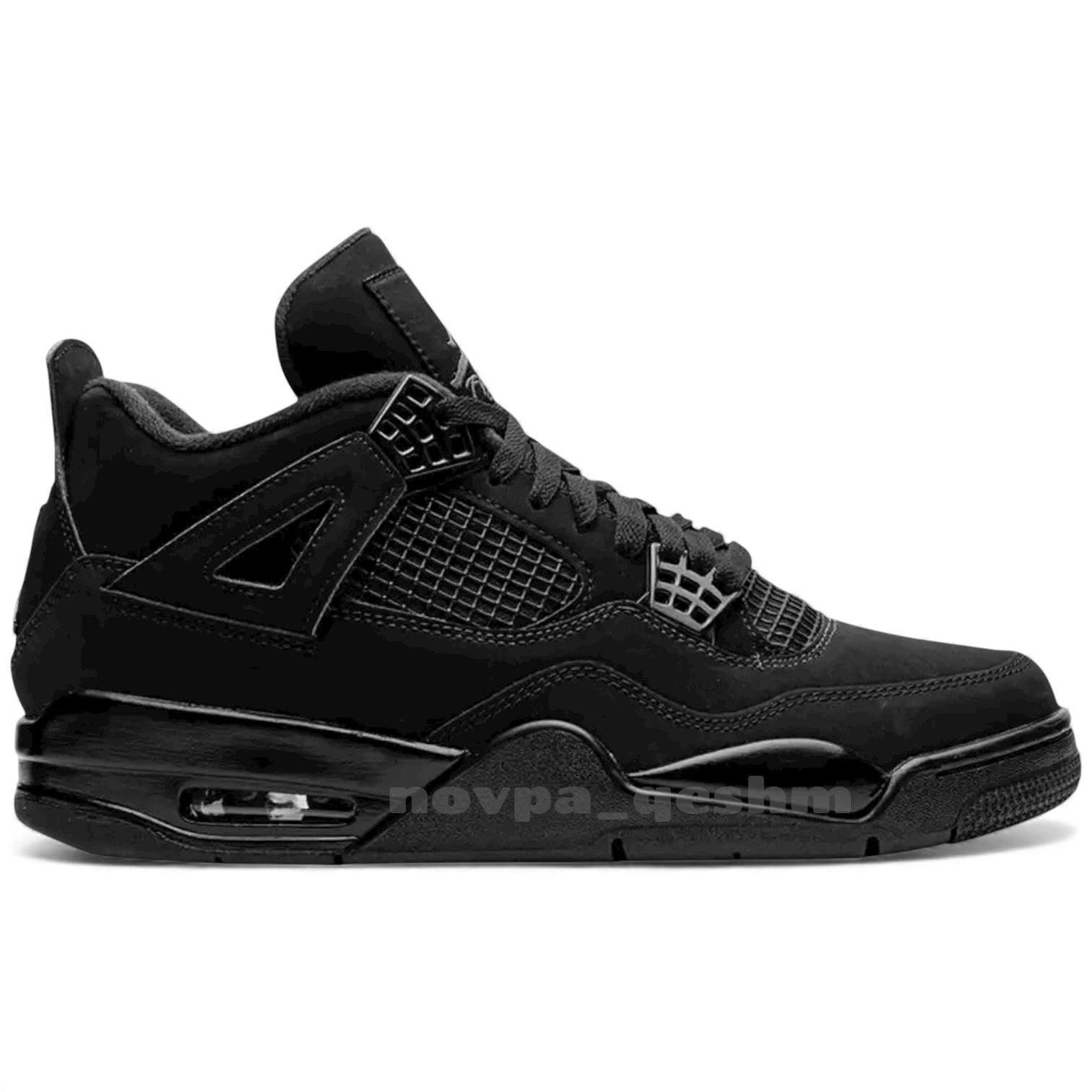 کفش کتونی نایک ایر جردن 4 رترو Nike Air Jordan 4 Retro تمام مشکی