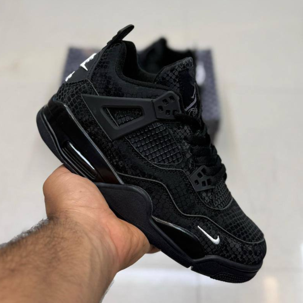 کفش کتونی نایک ایر جردن ۴ رترو بلک مامبا نایجل سیلوستر - Nike Air Jordan 4 Retro Black Mamba x Nigel Sylvester