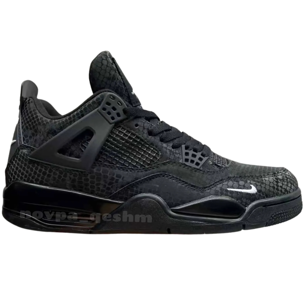 کفش کتونی نایک ایر جردن ۴ رترو بلک مامبا نایجل سیلوستر - Nike Air Jordan 4 Retro Black Mamba x Nigel Sylvester مشکی
