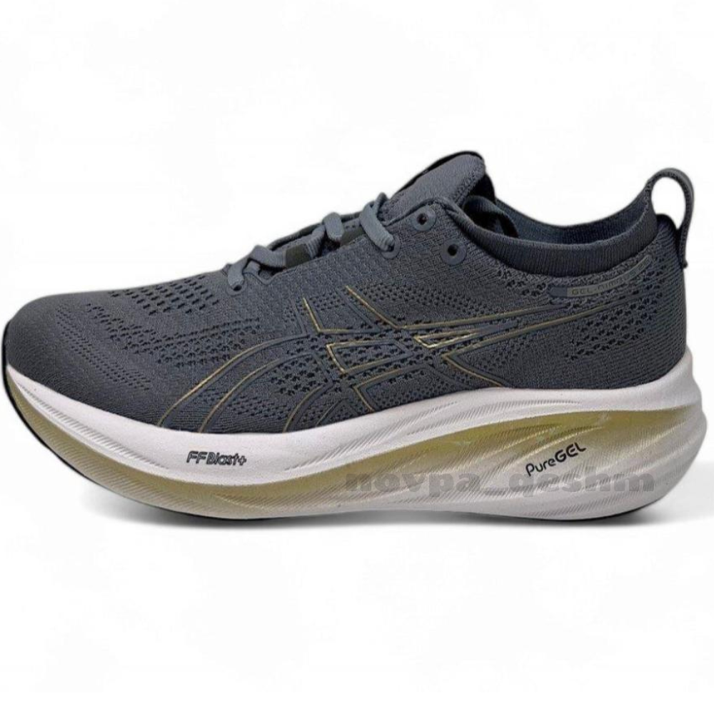 کفش کتونی اسیکس ژل نیمباس26 رانینگ مردانه | asics Gel-Nimbus 26 running طوسی