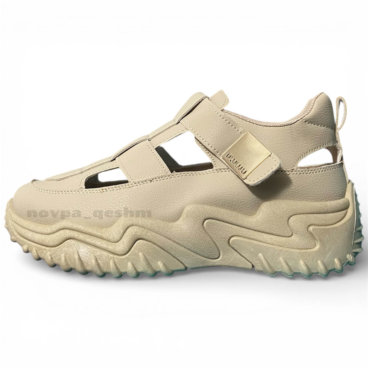 کفش صندل طبی لژدار Women’s Platform Sandal’s کرم