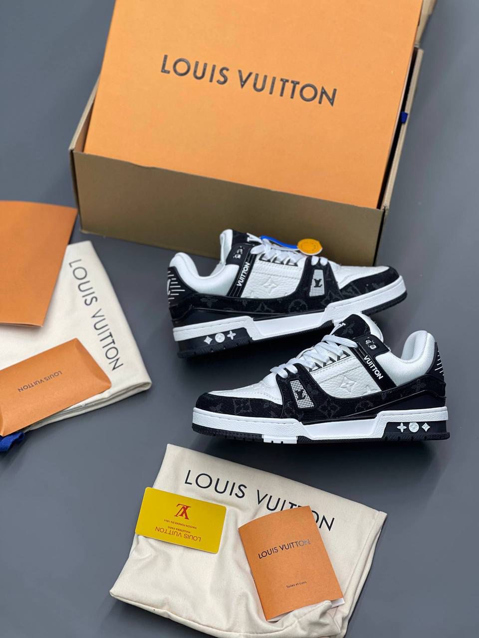 کفش کتونی لویی ویتون ترینر سوپر فول مستر LOUIS VUITTON TRAINER