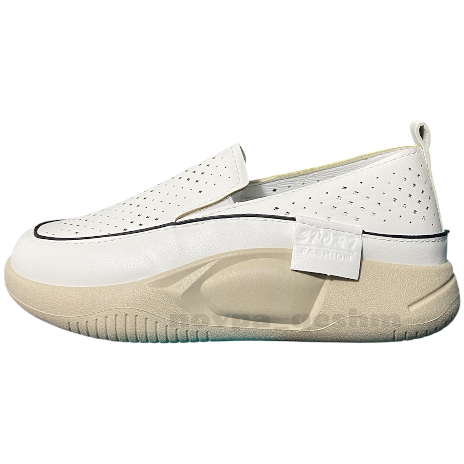 کفش صندل طبی زنانه لژدار Women's Platform sneakers سفید