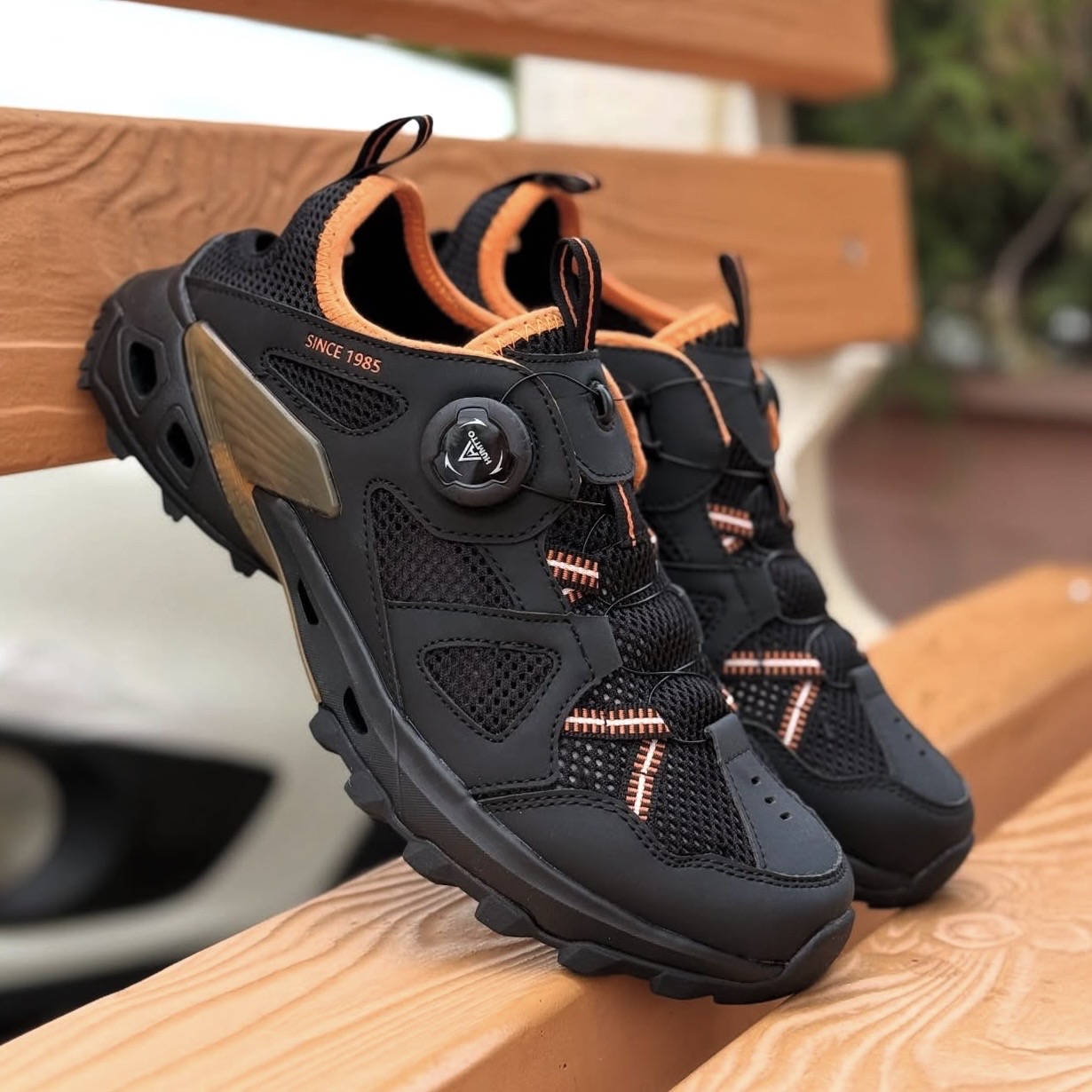 کفش صندل آبنوردی دیسکی مردانه هامتو Humtto Men's Amphibious shoes مشکی نارنجی