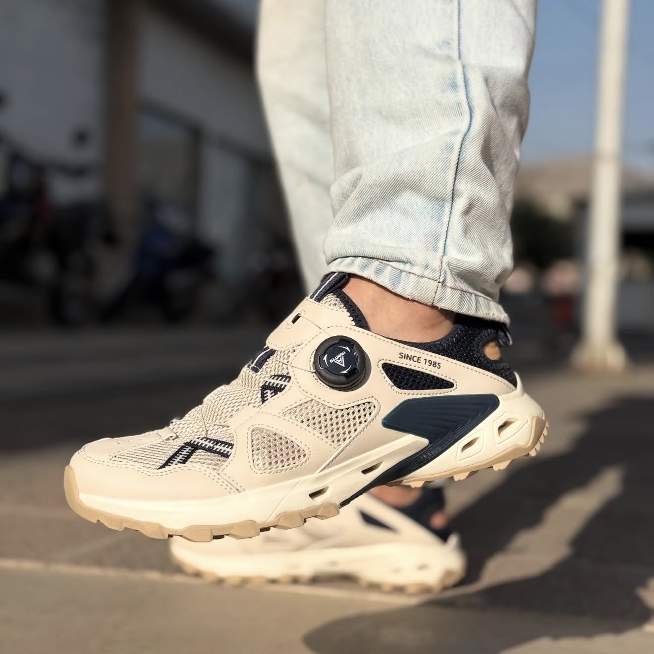 کفش صندل آبنوردی دیسکی مردانه هامتو Humtto Men's Amphibious shoes کرم سرمه ای