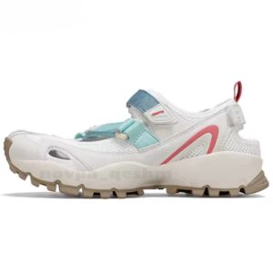 کفش صندل چسبی طبیعت گردی زنانه هامتو Humtto women's sandal سفید سبز