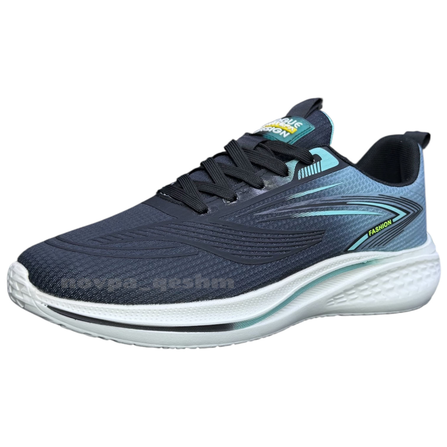 کفش کتونی رانینگ مردانه Sport Walking Men's shoes مشکی آبی