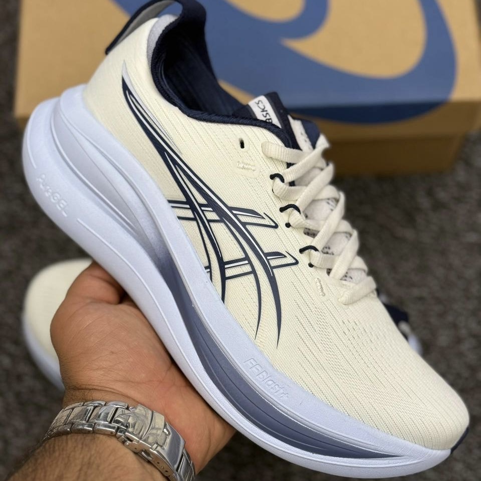 کفش کتونی اسیکس ژل نیمباس ASICS GEL-NIMBUS 28 سفید
