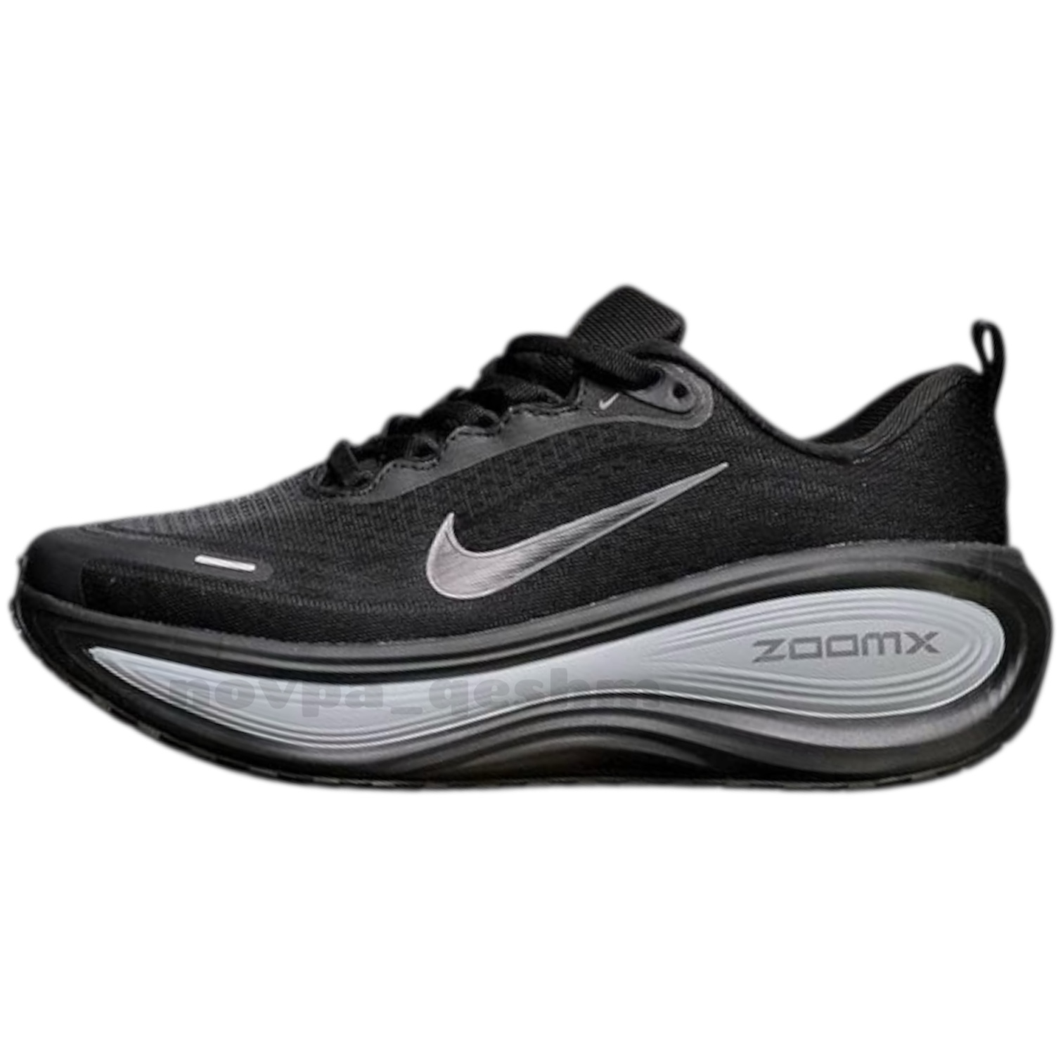 کفش کتونی مردانه نایک ومرو پلاس زوم ایکس Nike Vomero plus Zoom X Running تمام مشکی