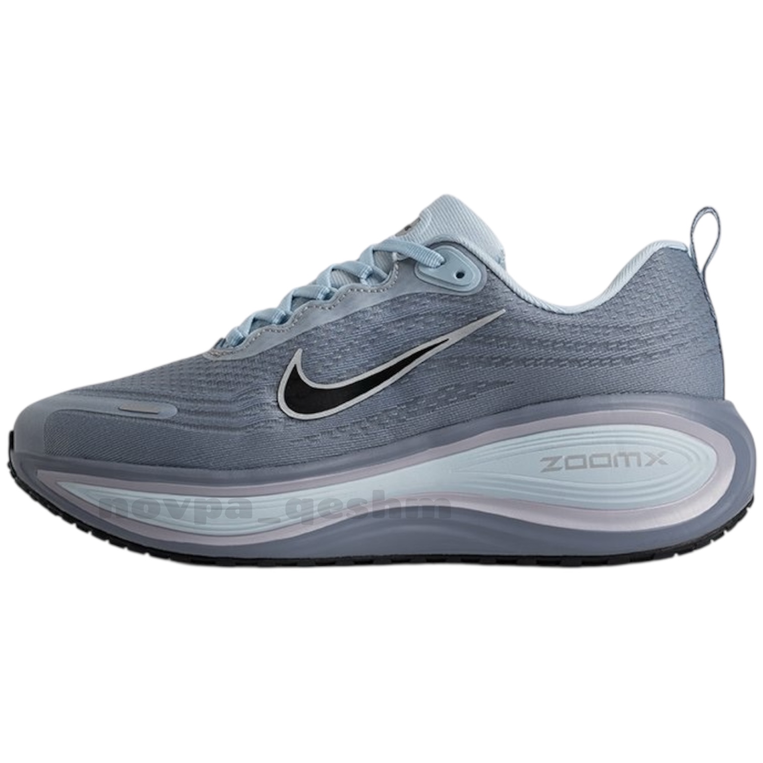 کفش کتونی مردانه نایک ومرو پلاس زوم ایکس Nike Vomero plus Zoom X Running طوسی