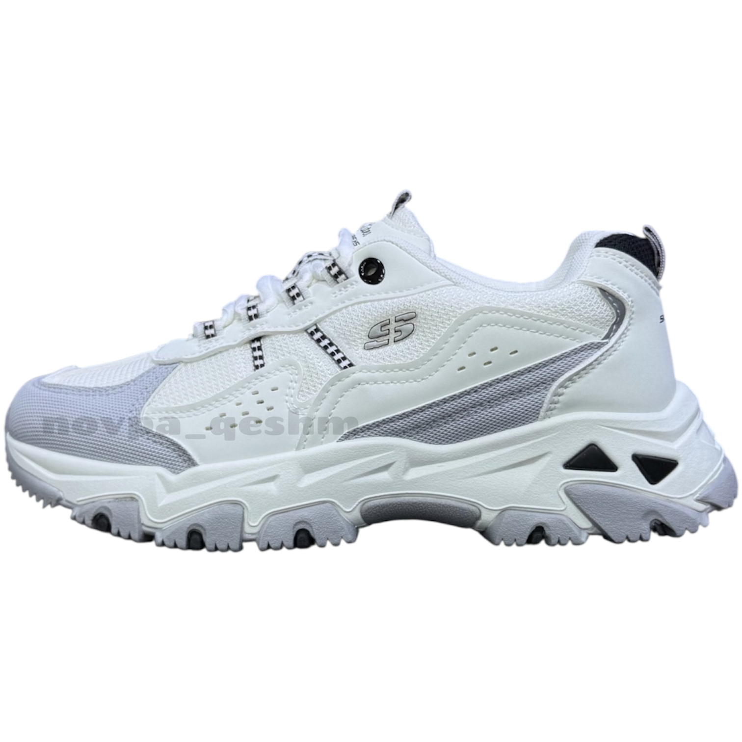 کفش کتونی اسکیچرز لژدار کوهنوردی (وارداتی) skechers D'Lites hiker طوسی