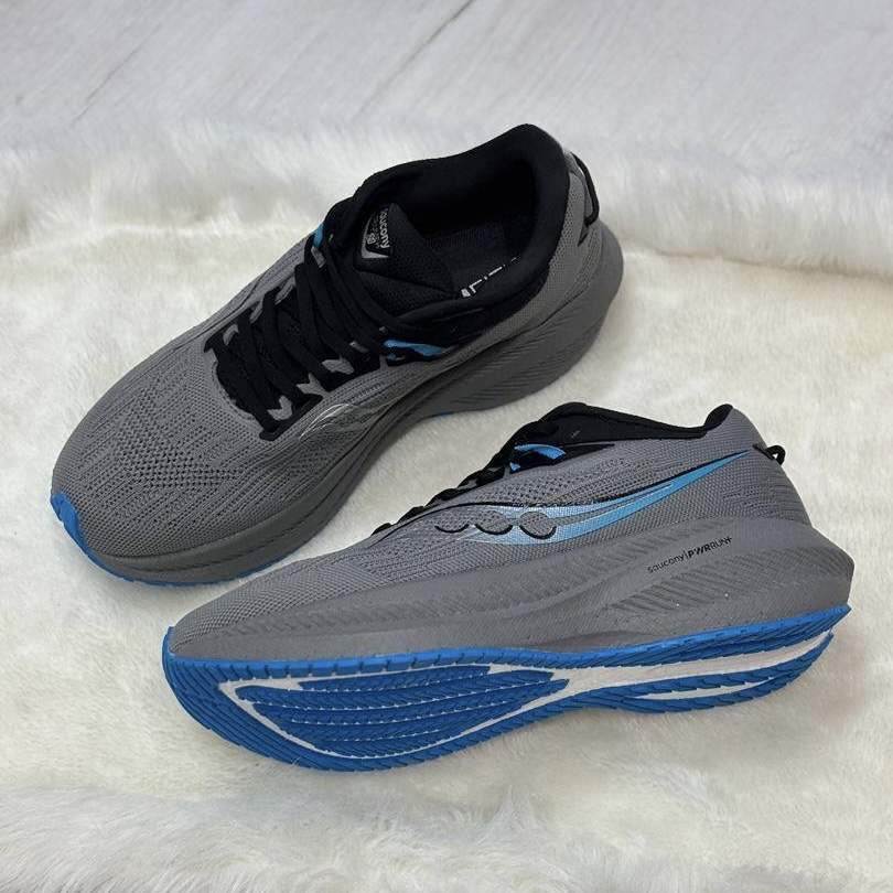 کفش کتونی مردانه ساکونی تریومف Saucony Triumph 21 طوسی آبی