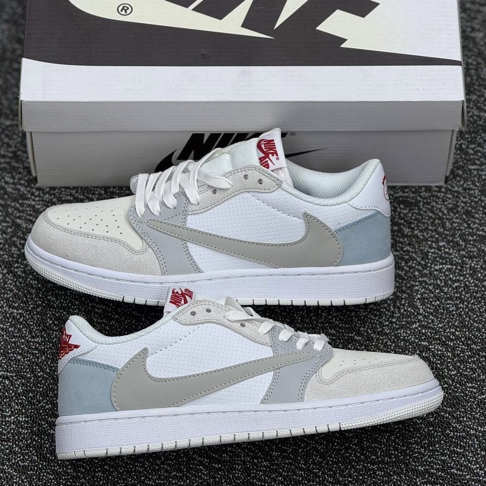 کفش کتونی نایک ایر جردن 1 لو تراویس اسکات پاریس NIKE AIR JORDAN 1 LOW TRAVIS SCOTT PARIS