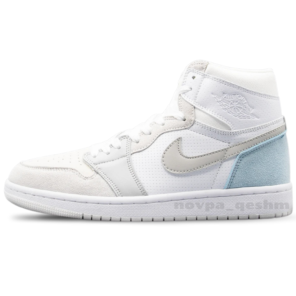 کفش کتونی نایک ایر جردن 1 پاریس ساقدار NIKE AIR JORDAN 1 PARIS MID GREY طوسی