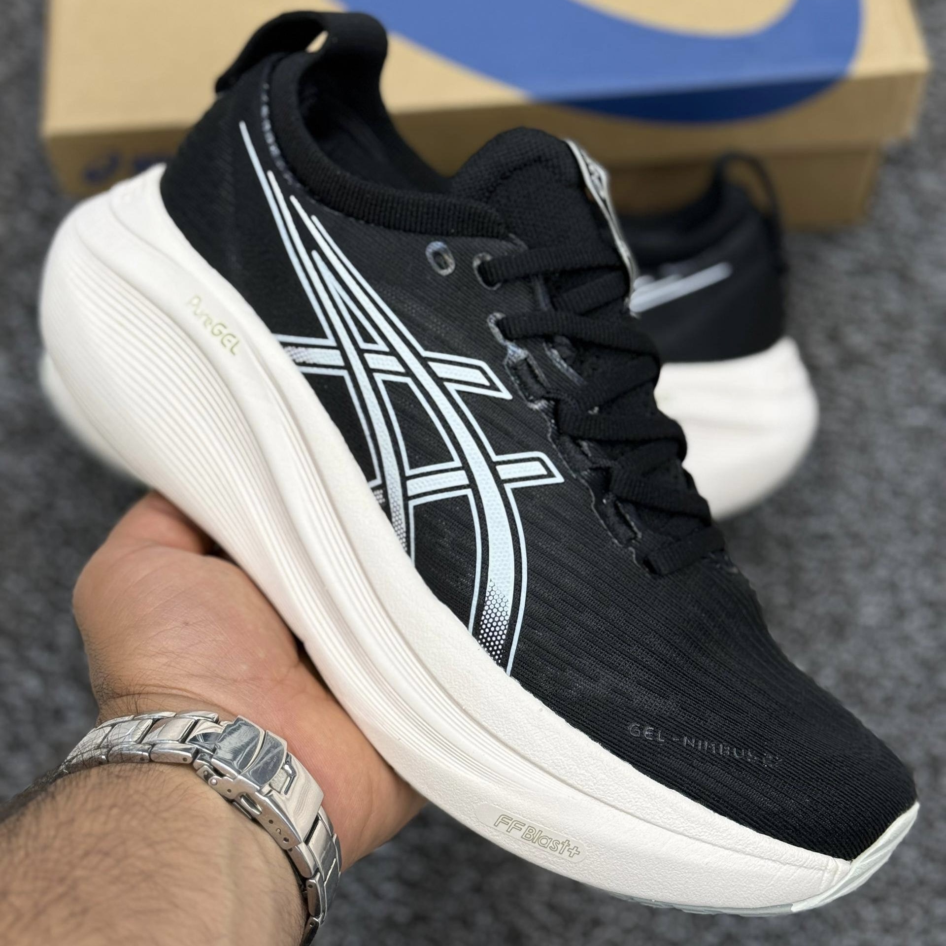 کفش کتونی مردانه اسیکس ژل نیمباس ASICS GEL-NIMBUS 27 la;d