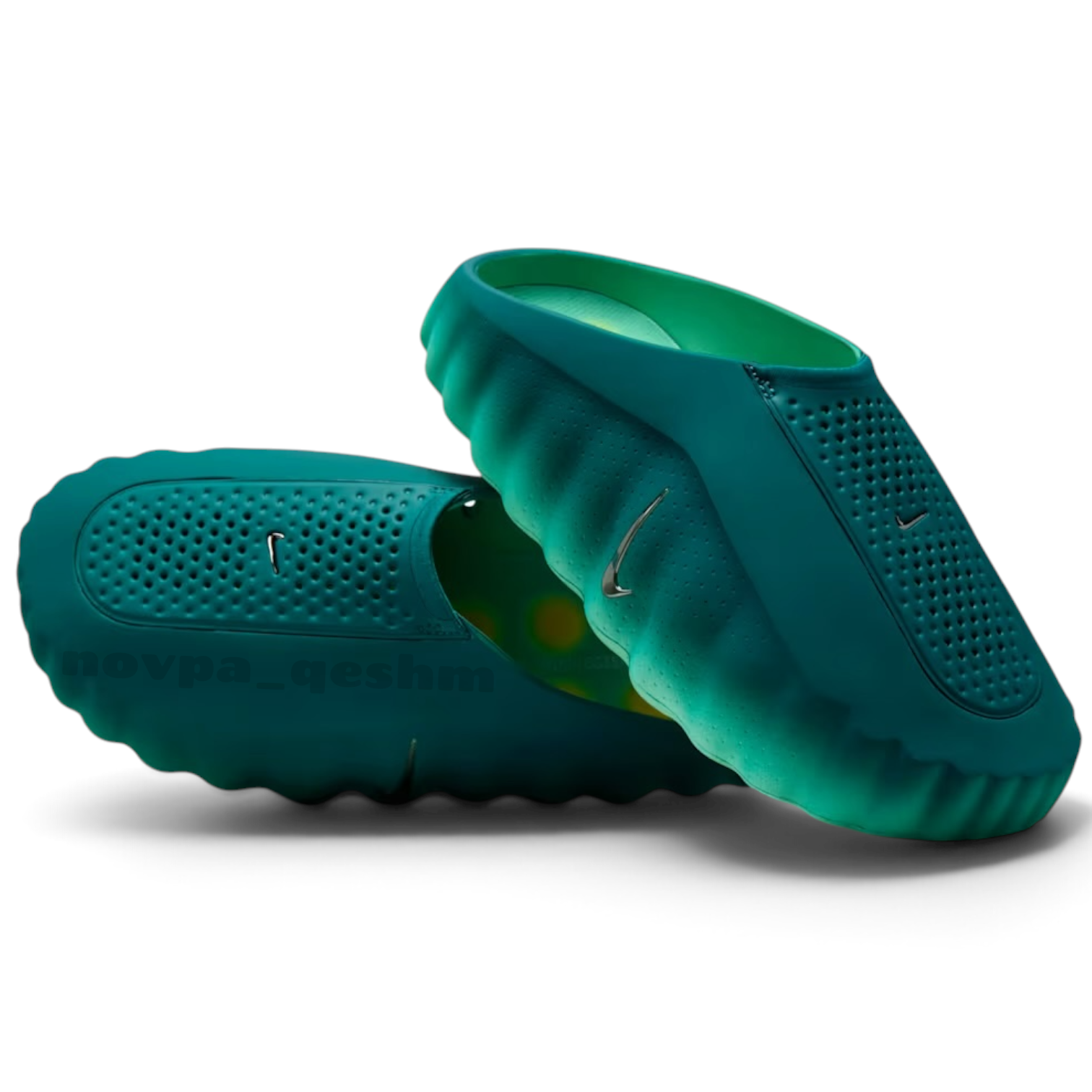 اسلیپر کراکس نایک مایند رویه کتون Nike Mind 001 Mule new Summer men's Massage Slippers Crocs آبی