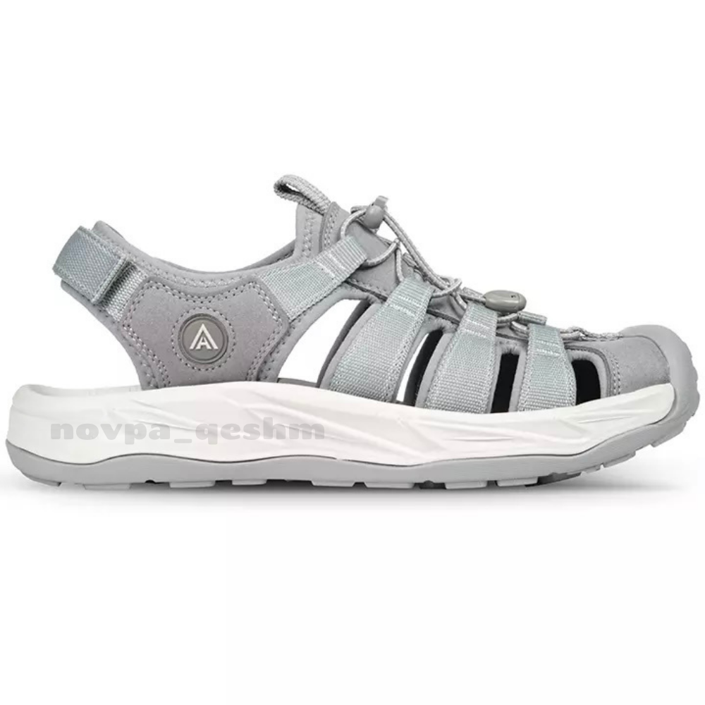 کفش صندل لژدار طبی پیاده روی زنانه هامتو Humtto women's sandal طوسی