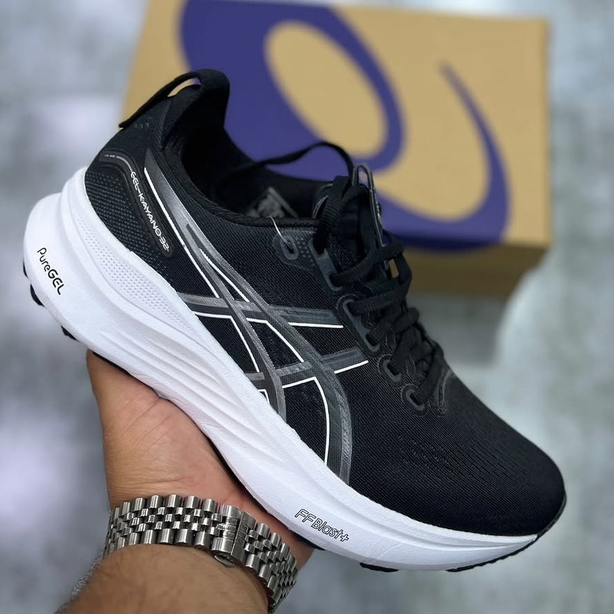 کفش کتونی رانینگ زنانه اسیکس ژل کایانو ASICS GEL-KAYANO 32 مشکی