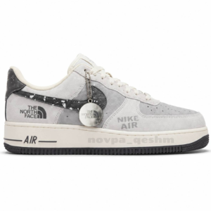 کفش کتونی زنانه و مردانه نایک ایرفورس 1 نورث فیس کاستوم Nike Air Force 1 X NORTH FACE قهوه ای