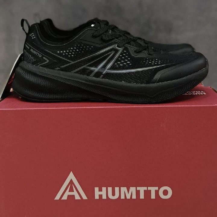 کفش کتونی طبی رانینگ مردانه هامتو Humtto men's shoes تمام مشکی