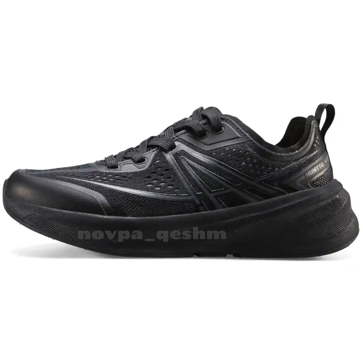 کفش کتونی طبی رانینگ مردانه هامتو Humtto men's shoes تمام مشکی