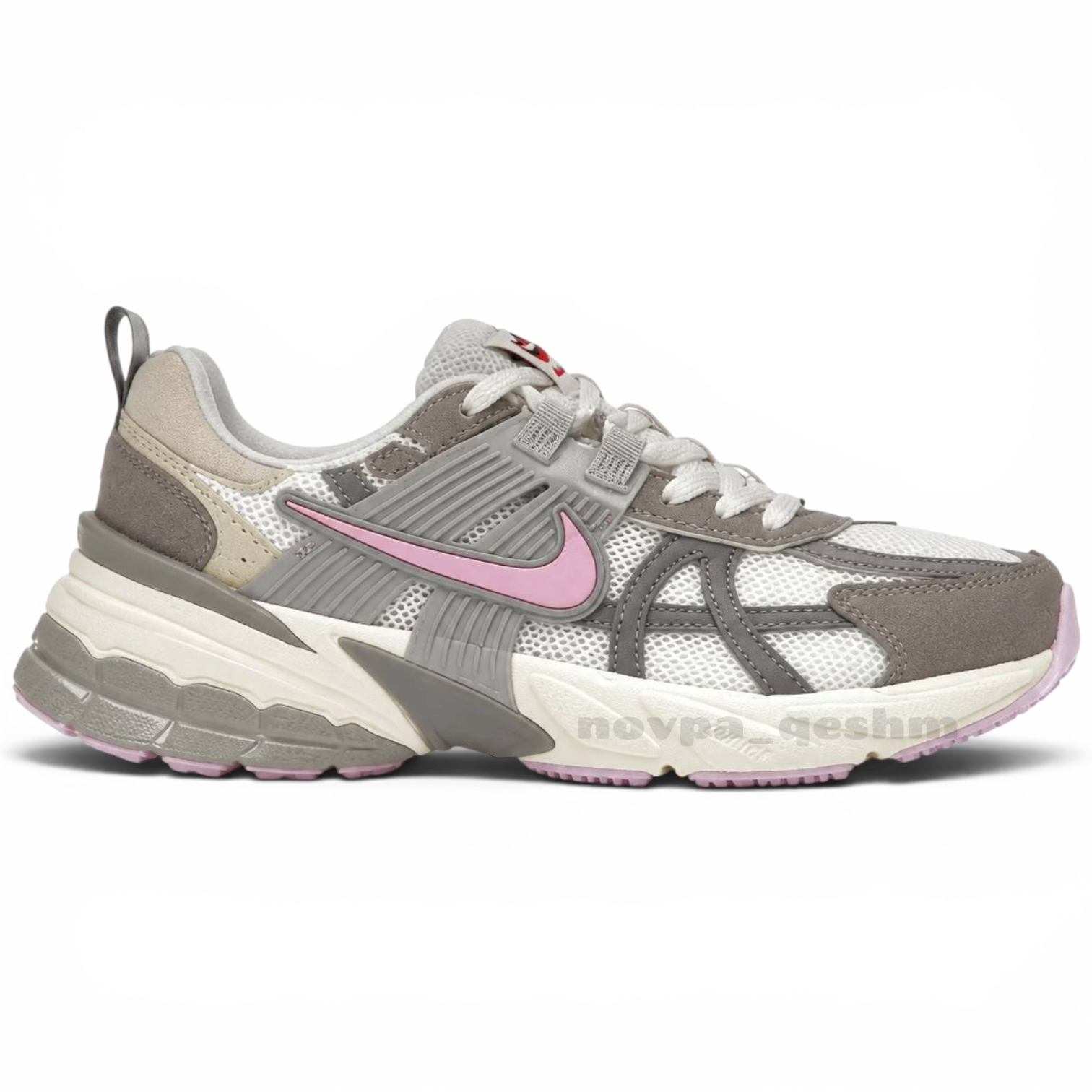 کفش کتونی نایک وی تو کی رانینگ زنانه Nike v2k run طوسی صورتی