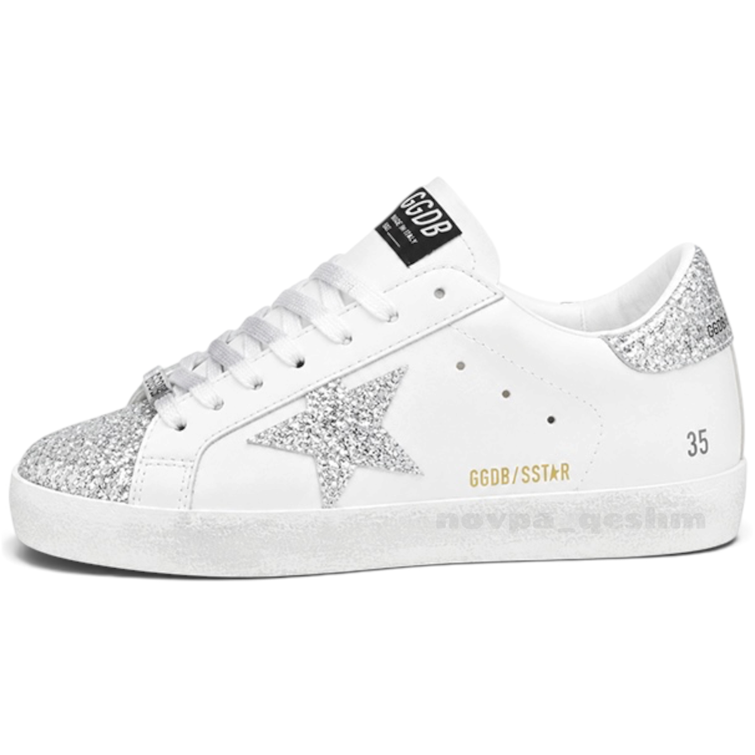 کتونی ونس زنانه گلدن گوس سوپر استار Golden Goose women's Sneakers Superstar نقره ای