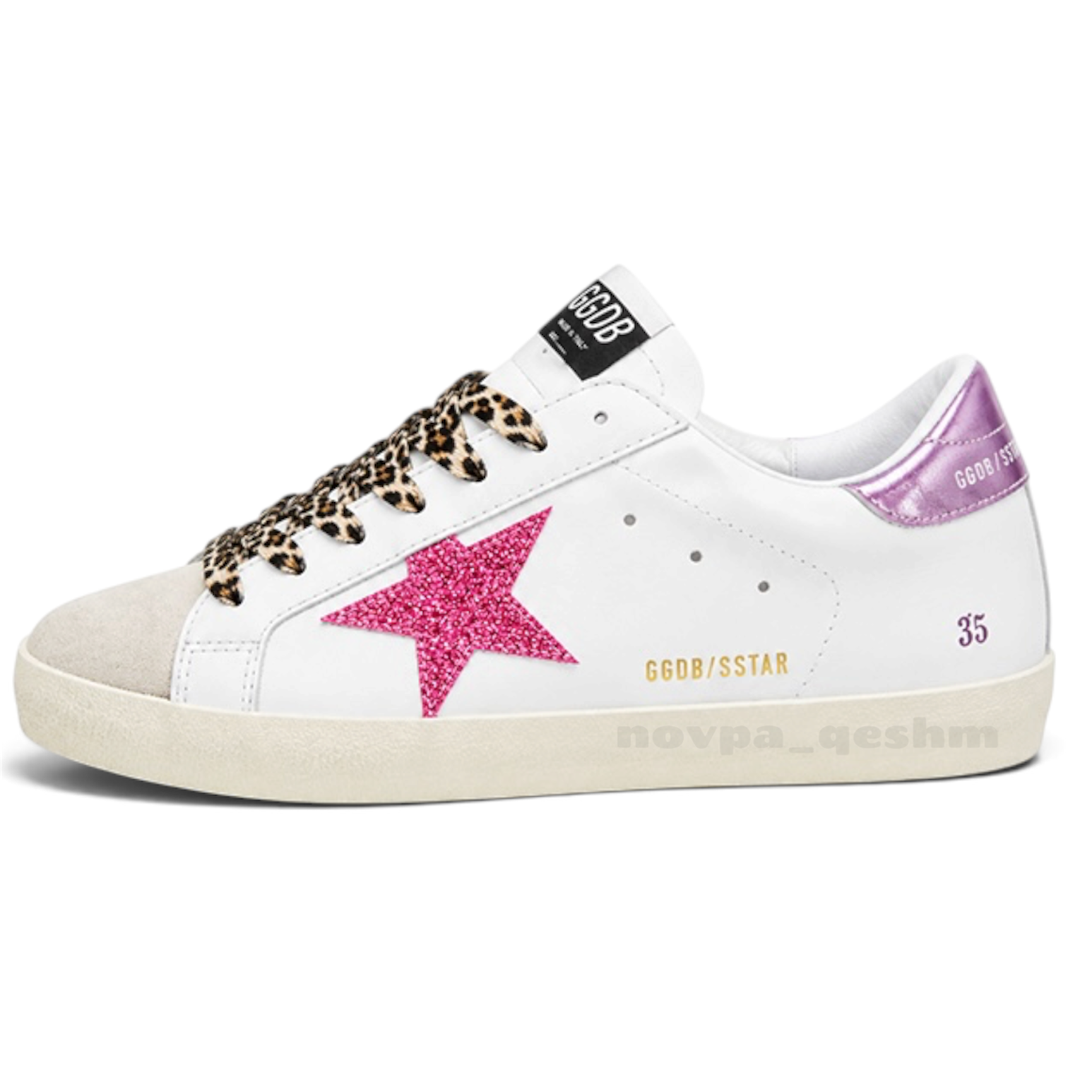 کتونی ونس زنانه گلدن گوس سوپر استار Golden Goose women's Sneakers Superstar سفید صورتی