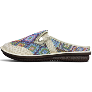 کفش اسلیپر اسپرت جلو بسته زنانه مدل سنتی گلیم پا women's Geometric Slippers