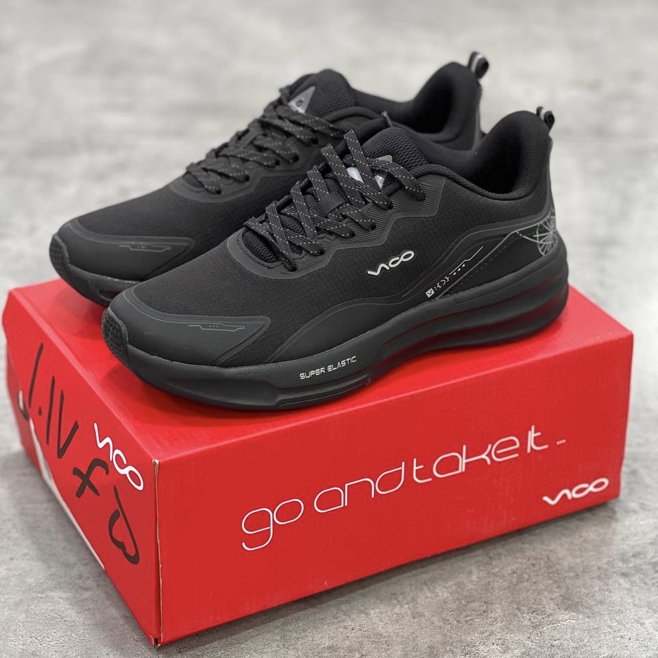 کفش کتونی رانینگ اورجینال ویکو مردانه Vico Running Super Elastic مشکی