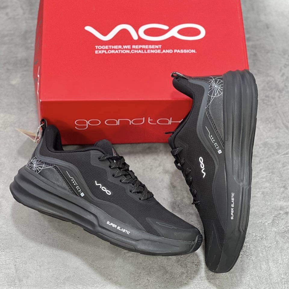 کفش کتونی رانینگ اورجینال ویکو مردانه Vico Running Super Elastic مشکی