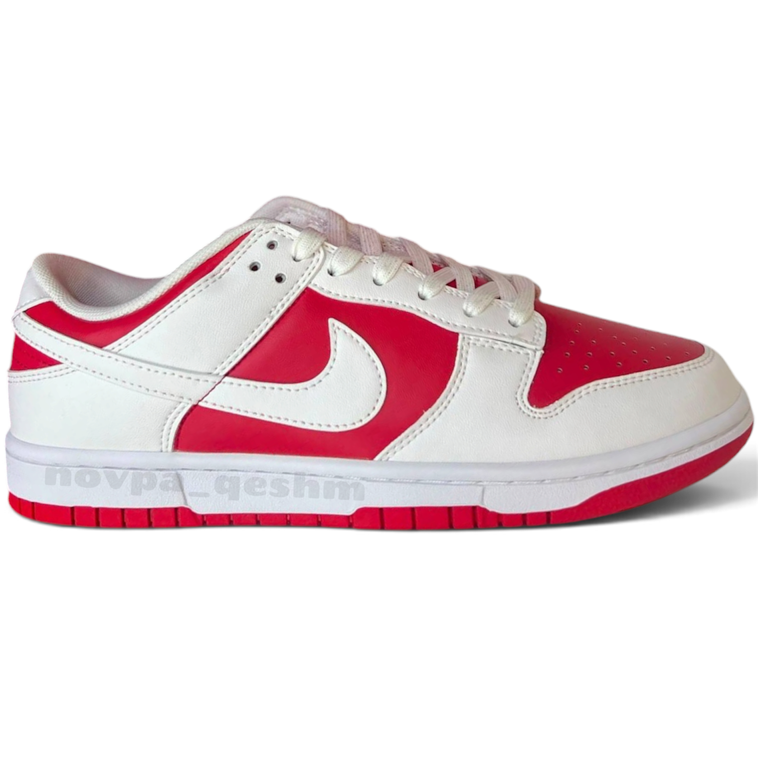 کفش کتونی زنانه و مردانه نایک دانک لو Nike Dunk Low سفید قرمز