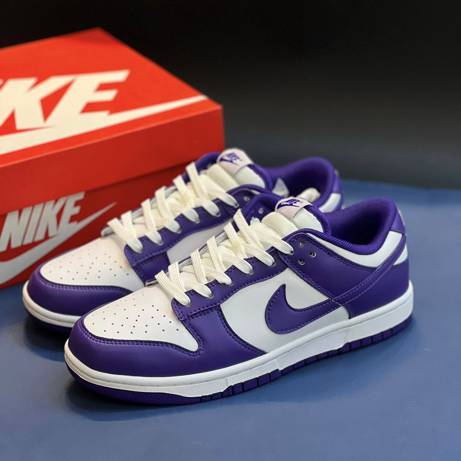 کفش کتونی زنانه و مردانه نایک دانک لو Nike Dunk Low بنفش
