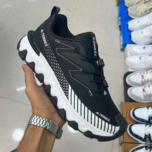 کفش کتونی مردانه آدیداس ترکس ضدآب Adidas TERREX X Goretex مشکی سفید
