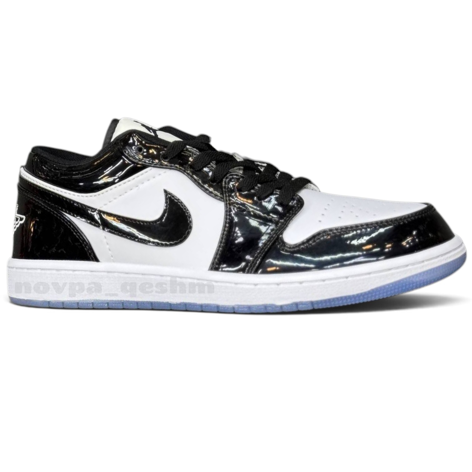 کفش کتونی مردانه نایک ایر جردن ۱ کانکورد Nike Air Jordan 1 Concord سفید مشکی