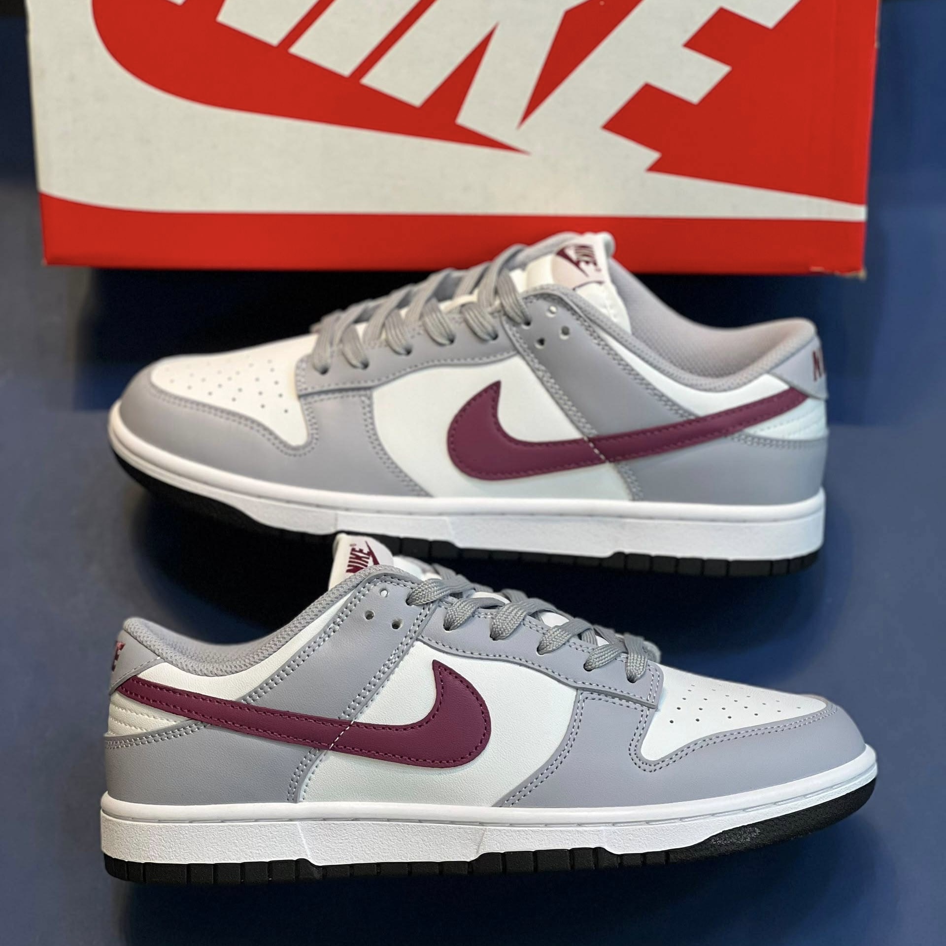 کفش کتونی مردانه نایک دانک لو Nike Dunk Low طوسی