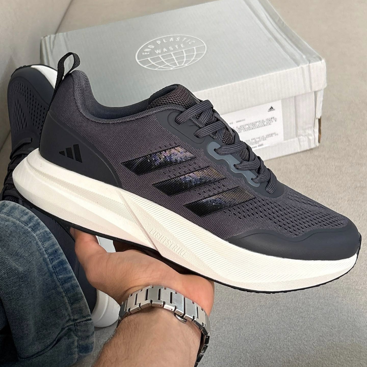 کفش کتونی مردانه آدیداس ران فالکون Adidas Runfalcon Running Shoes مشکی