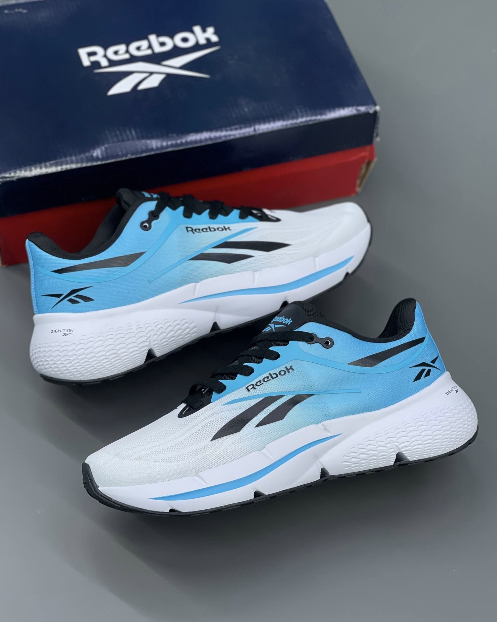 کفش کتونی مردانه ریباک زیگنیشن Reebok Zignition Running Shoes آبی سفید