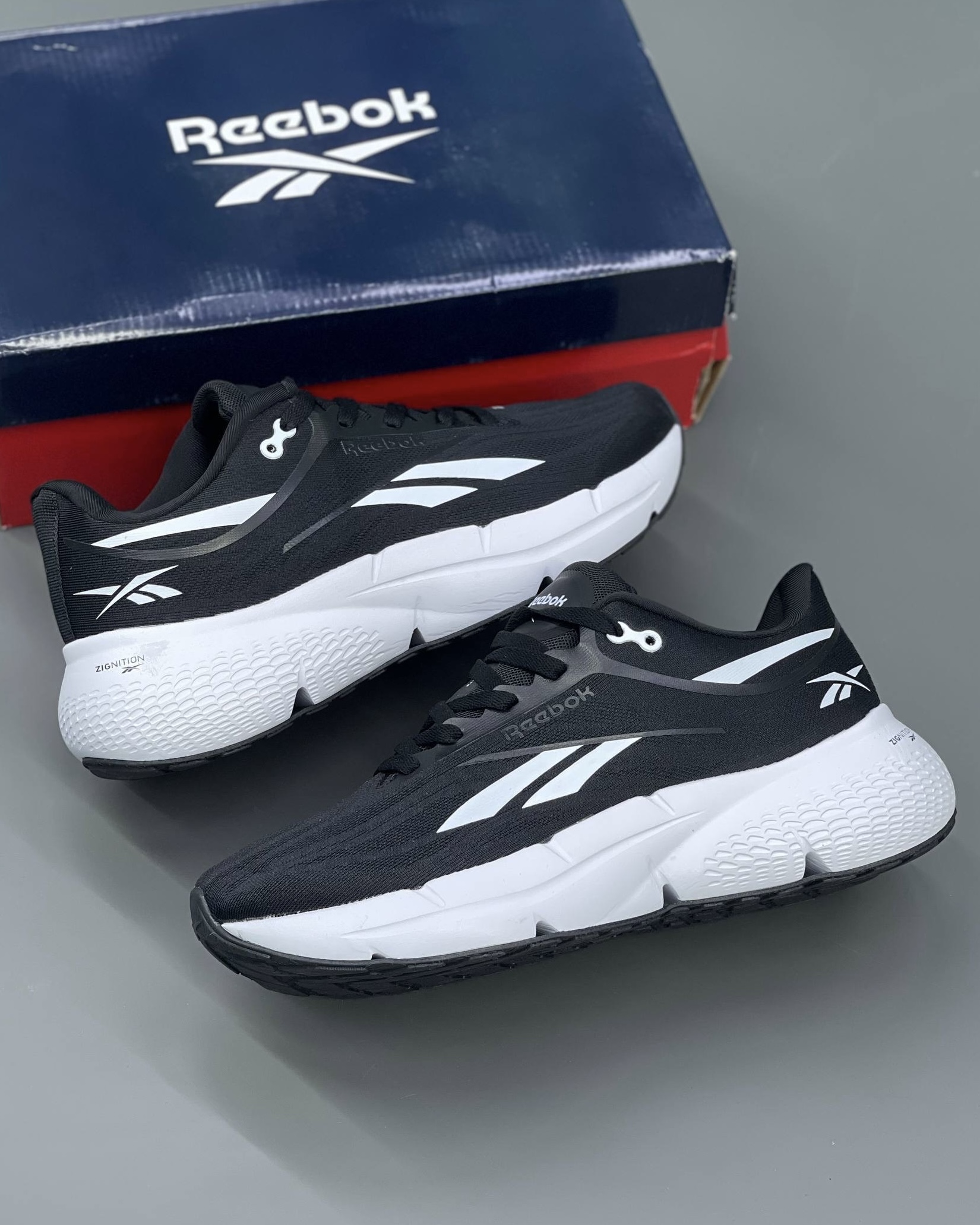 کفش کتونی مردانه ریباک زیگنیشن Reebok Zignition Running Shoes مشکی سفید