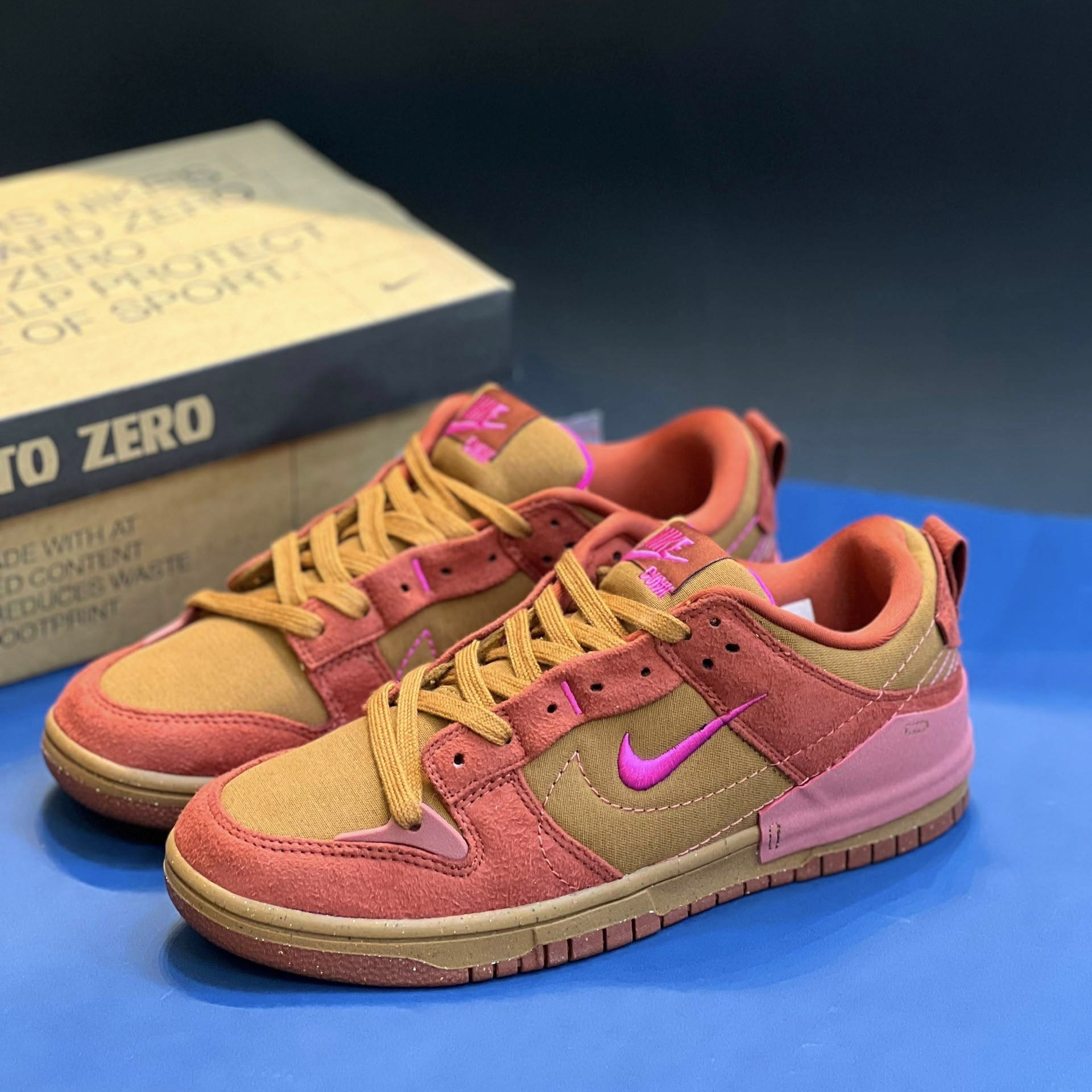کفش کتونی مردانه نایک دانک لو دیسراپت جیر Nike Dunk Low Disrupt 2 نارنجی