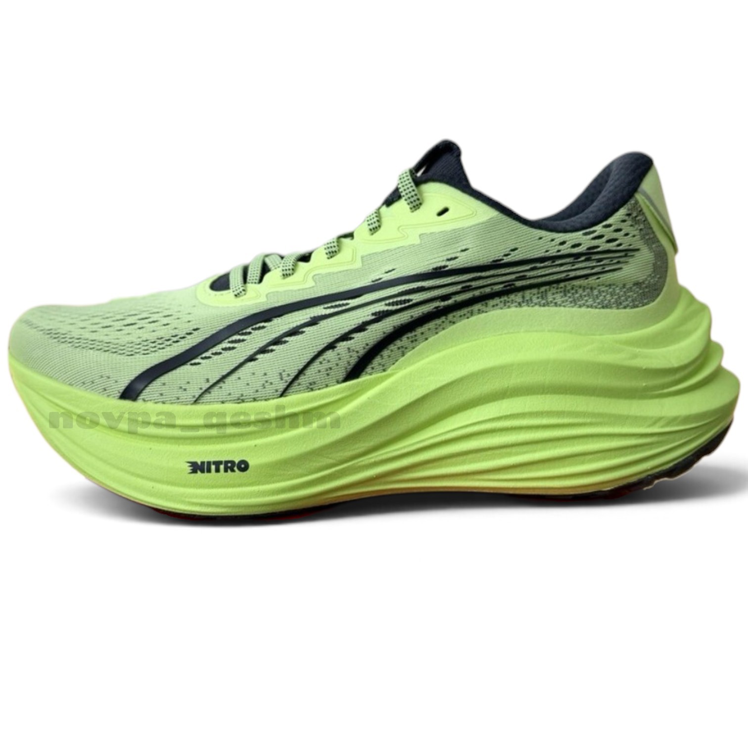 کفش کتونی رانینگ مردانه پوما مگا مکس PUMA MagMax NITRO Running Shoes سبز