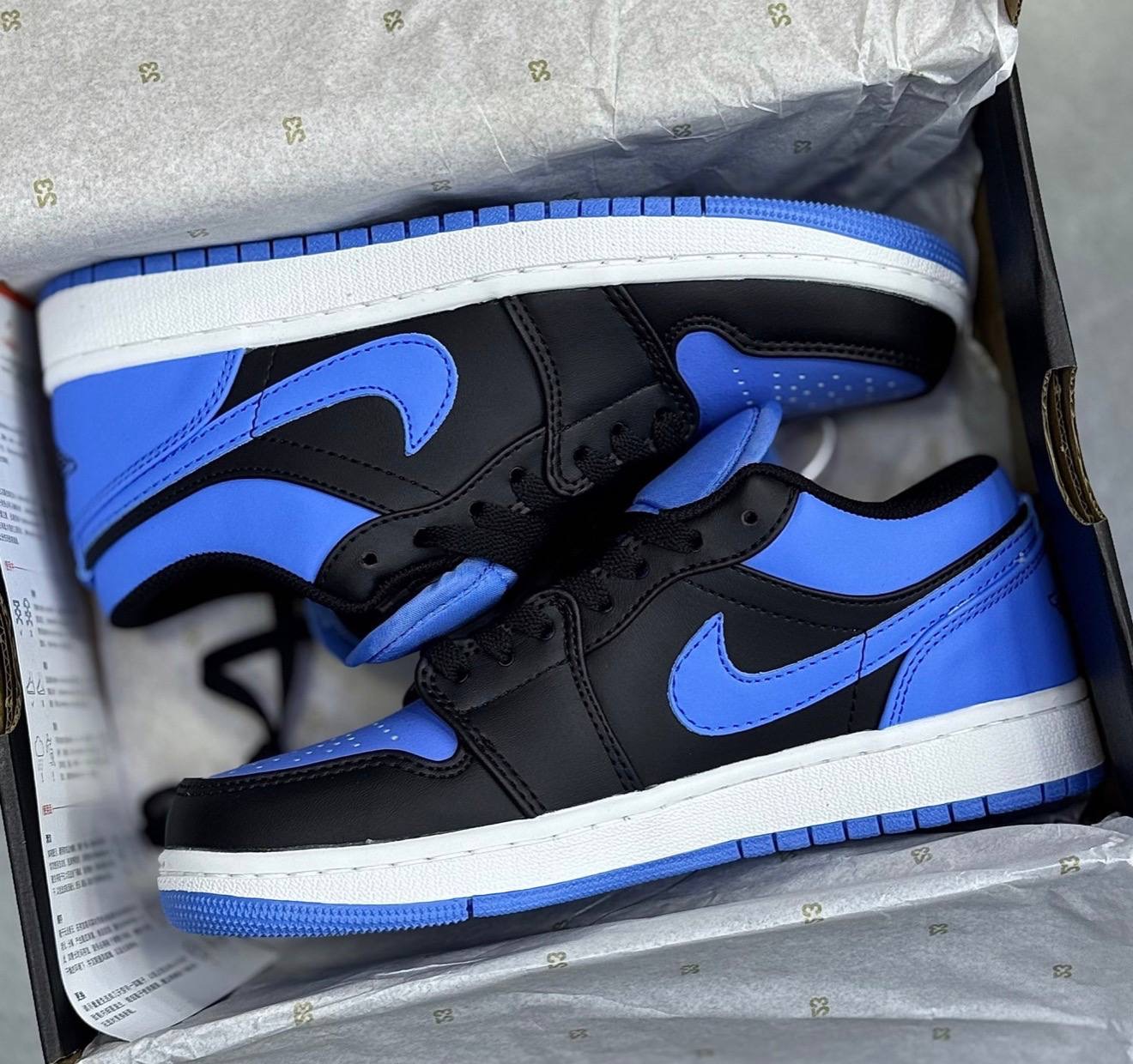 کفش کتونی زنانه و مردانه نایک ایر جردن 1 یونیورسیتی آبی | 'NIKE AIR JORDAN 1 Low 'University Blue